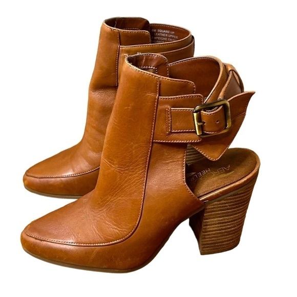 AEROSOLES Square Up Womens Leather Boots - Picture 6 of 10
